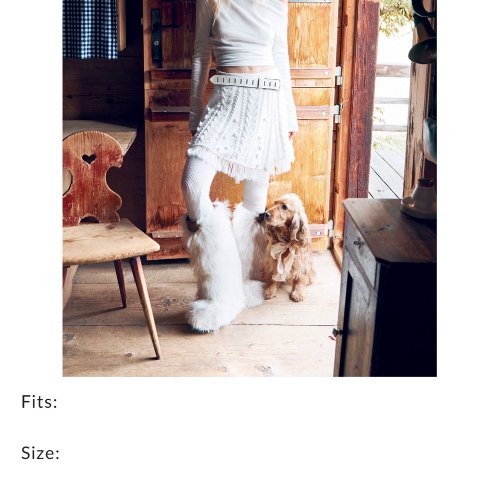 Free People Let’s Get Cozy Swit Mini Skirt